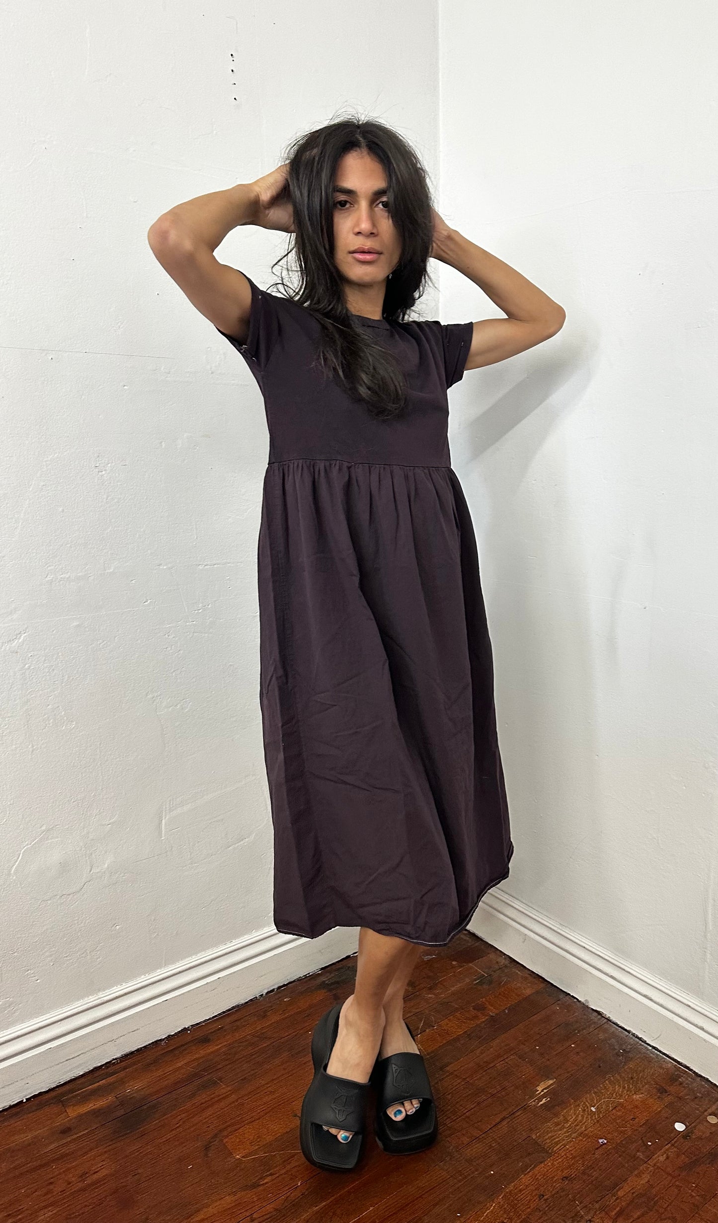 Upcycle smock dress