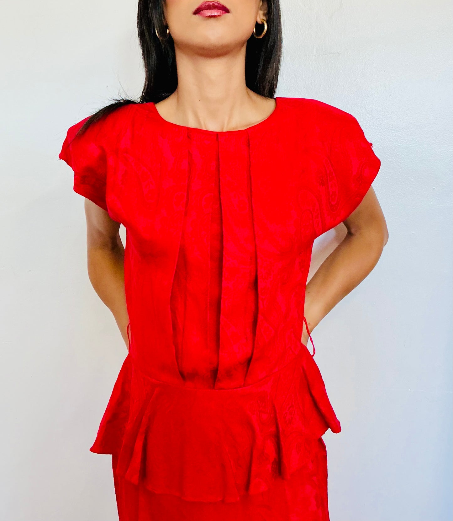 All That Jazz Party Dress 80s Vintage