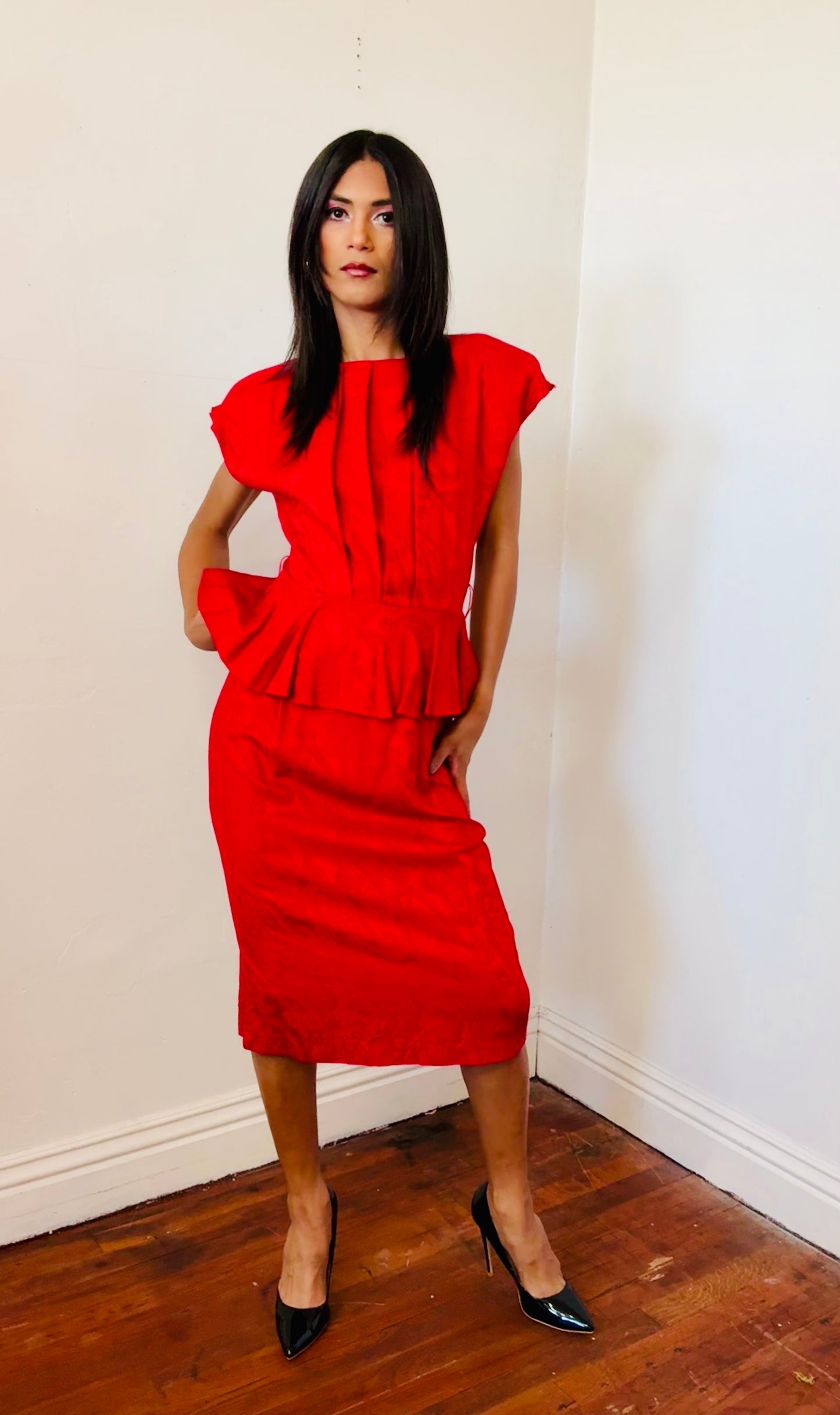 All That Jazz Party Dress 80s Vintage