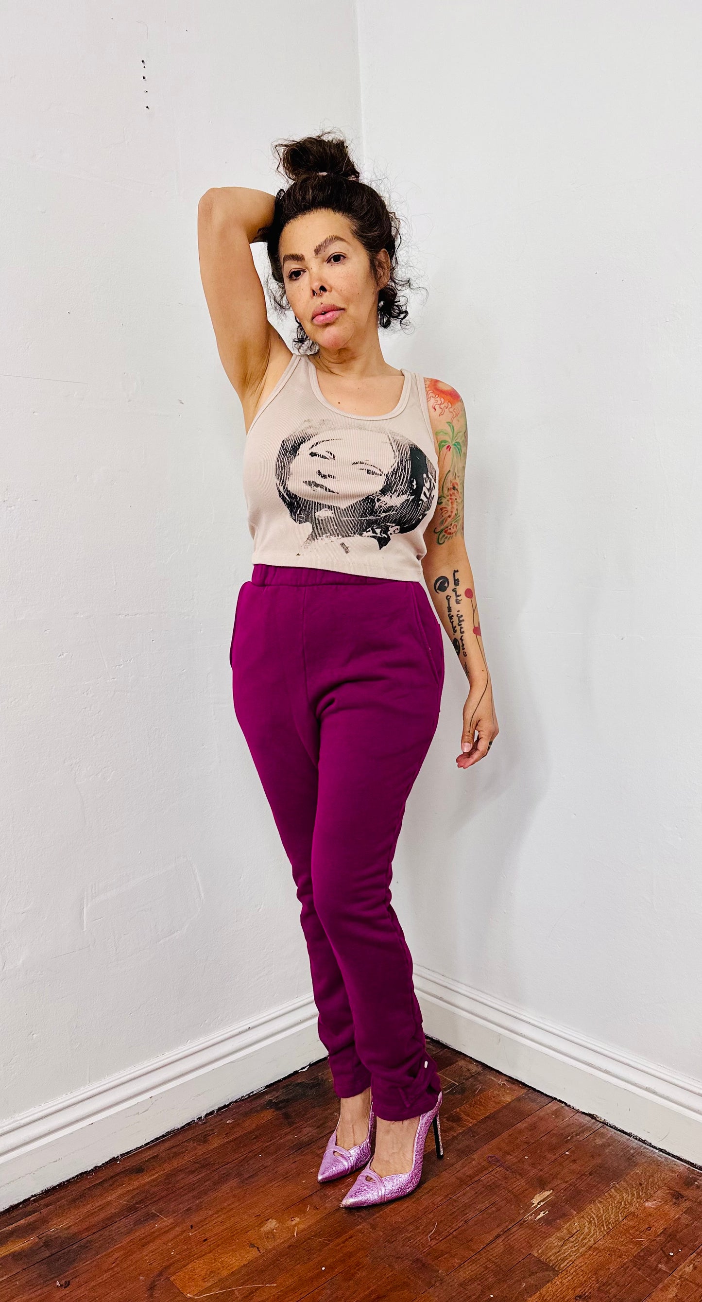 Ragtofab screen printed tank top