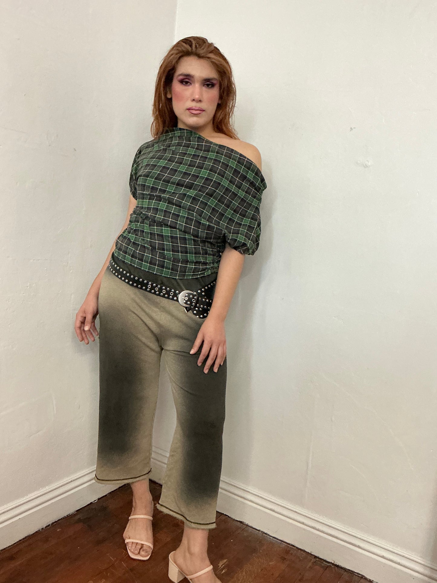 Pigment Spray French terry crop pant