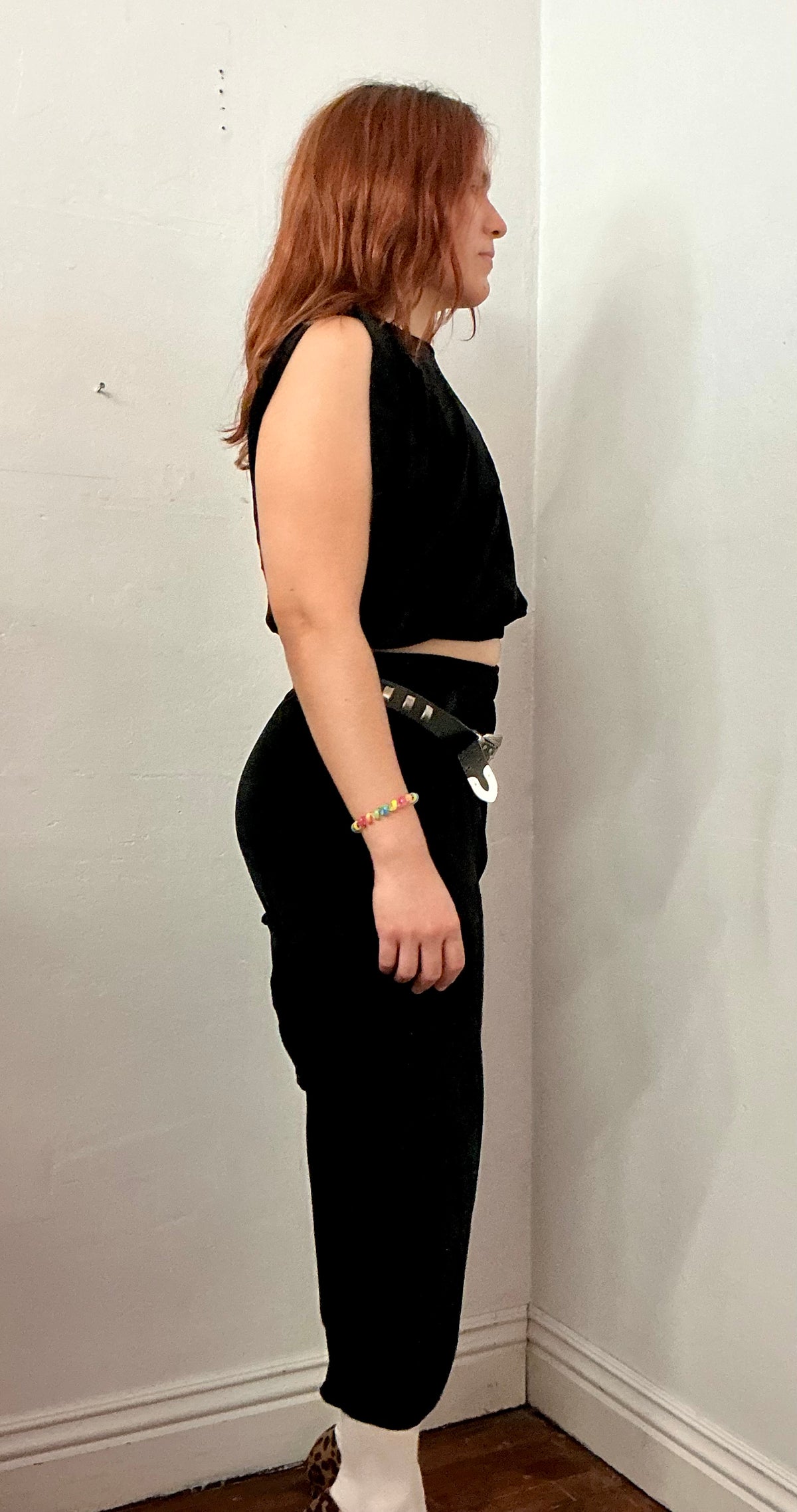 Cargo pant with oversized tank top set
