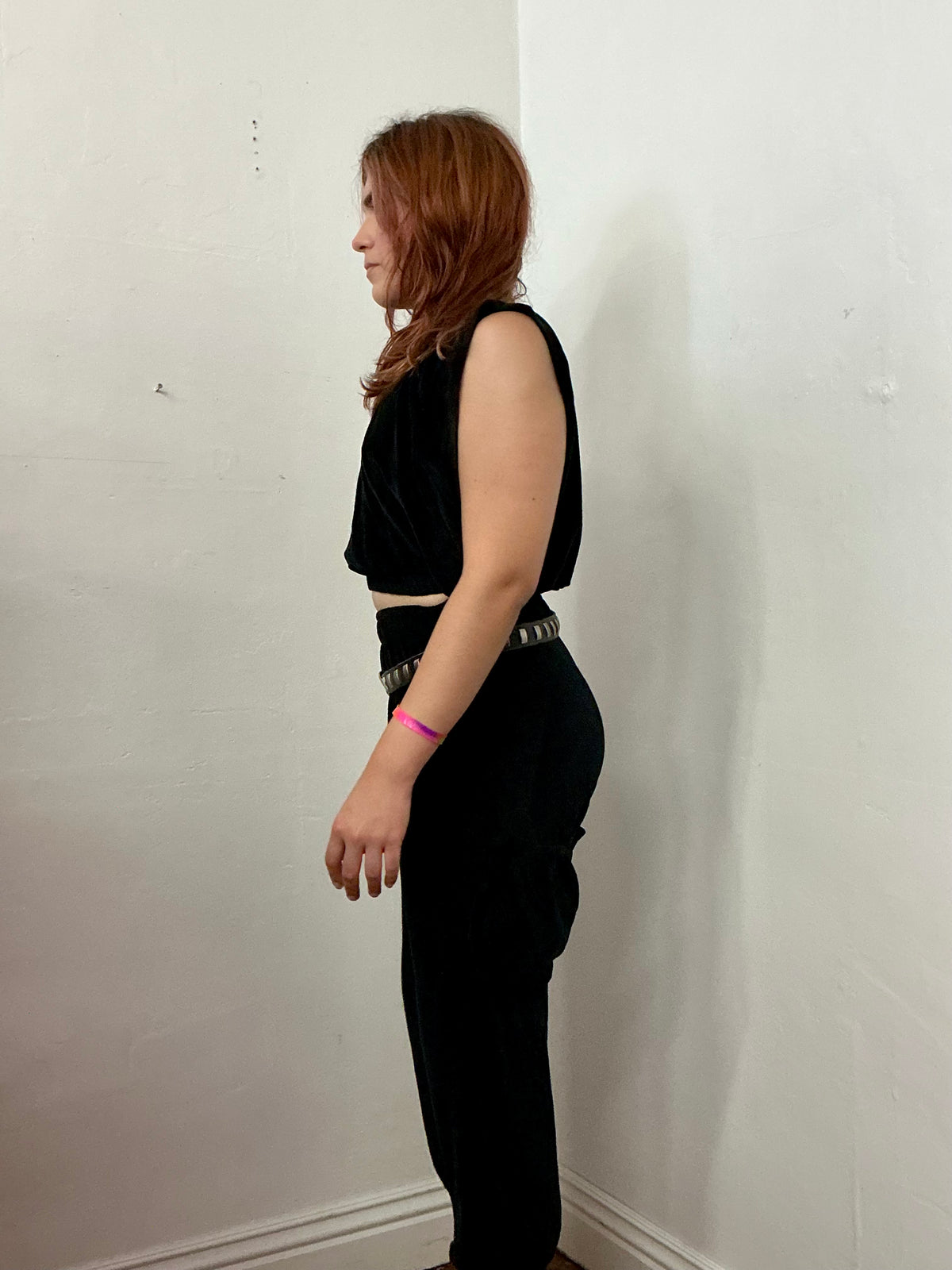 Cargo pant with oversized tank top set