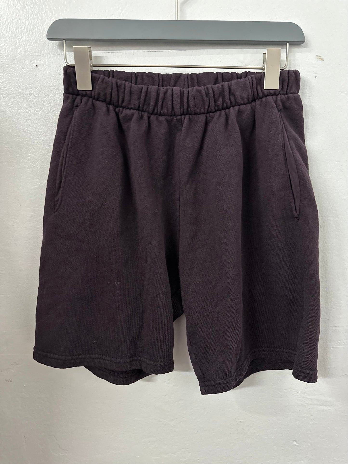 Potassium and tie dye French terry elastic waist short