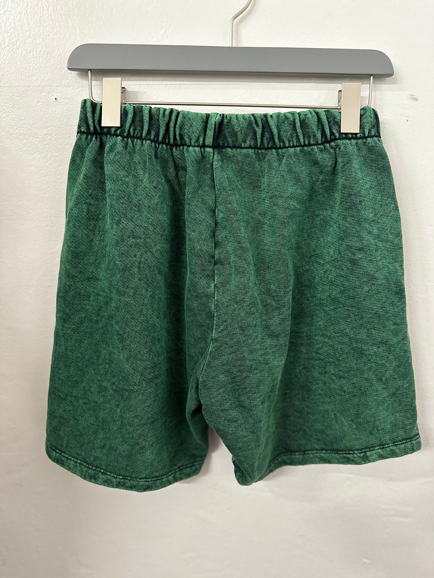 Potassium and tie dye French terry elastic waist short