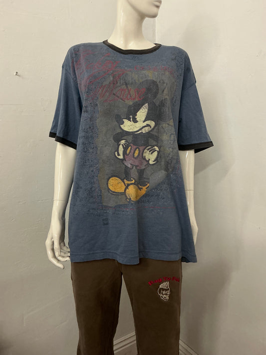 Mickey Mouse screen print vintage tee 